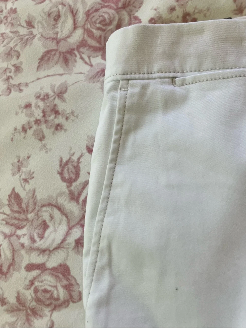 J. Crew White Stretch 484 Slim Fit Chino Pants Mislabeled Actual size 36x30